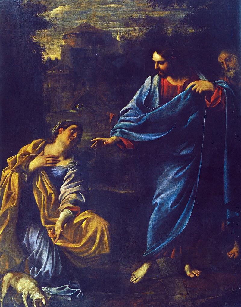 Annibale Carracci Cristo e la Cananea 1595 Parma
