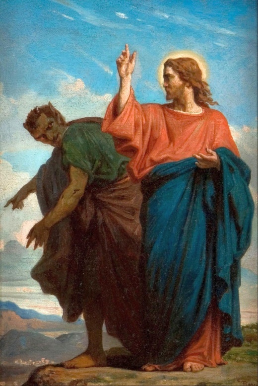 Gesu tentato deserto
