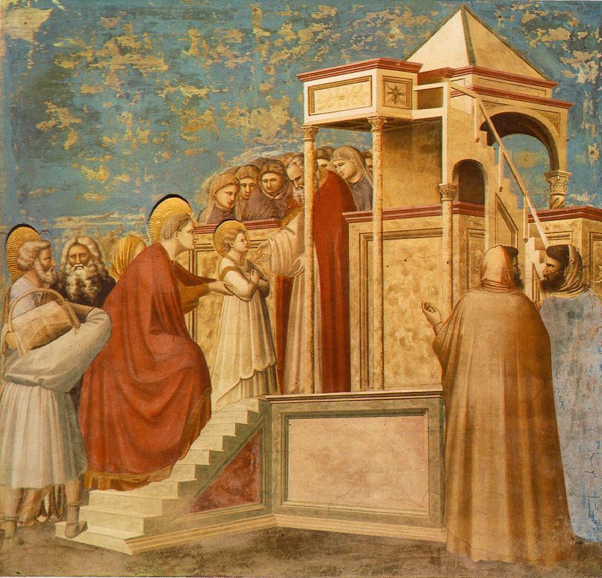Giotto Scrovegni 08 Presentation of the Virgin in the Temple