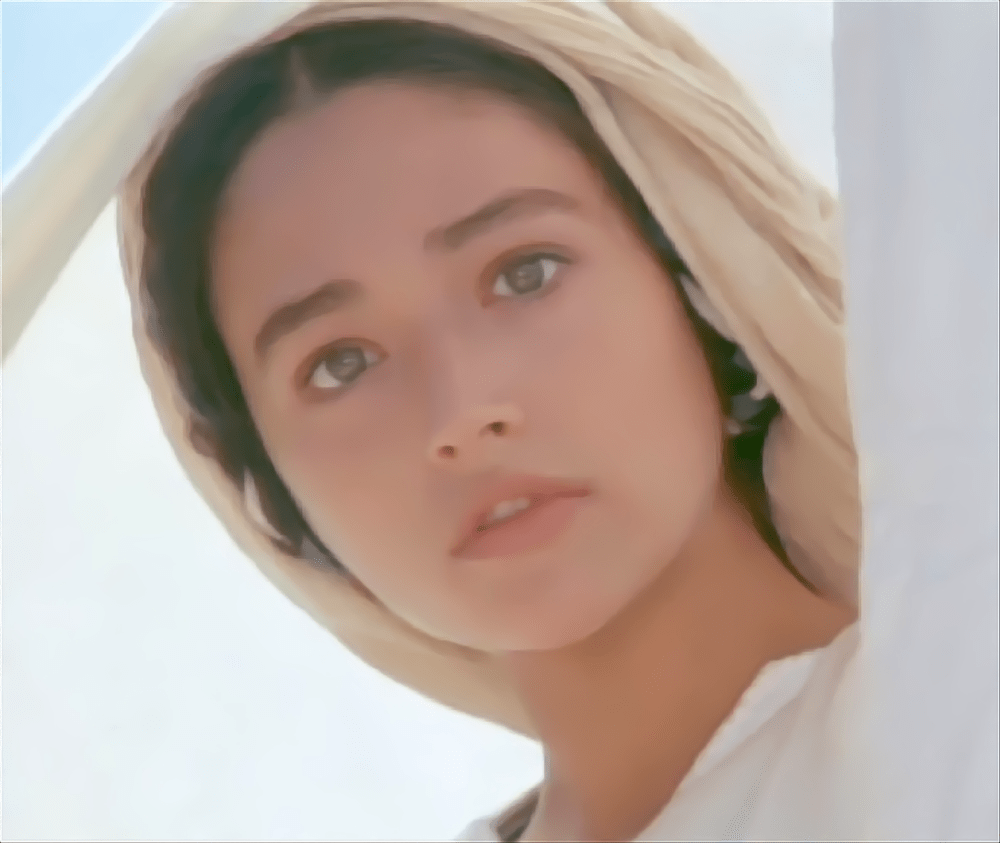 Maria di Nazareth primo piano grande