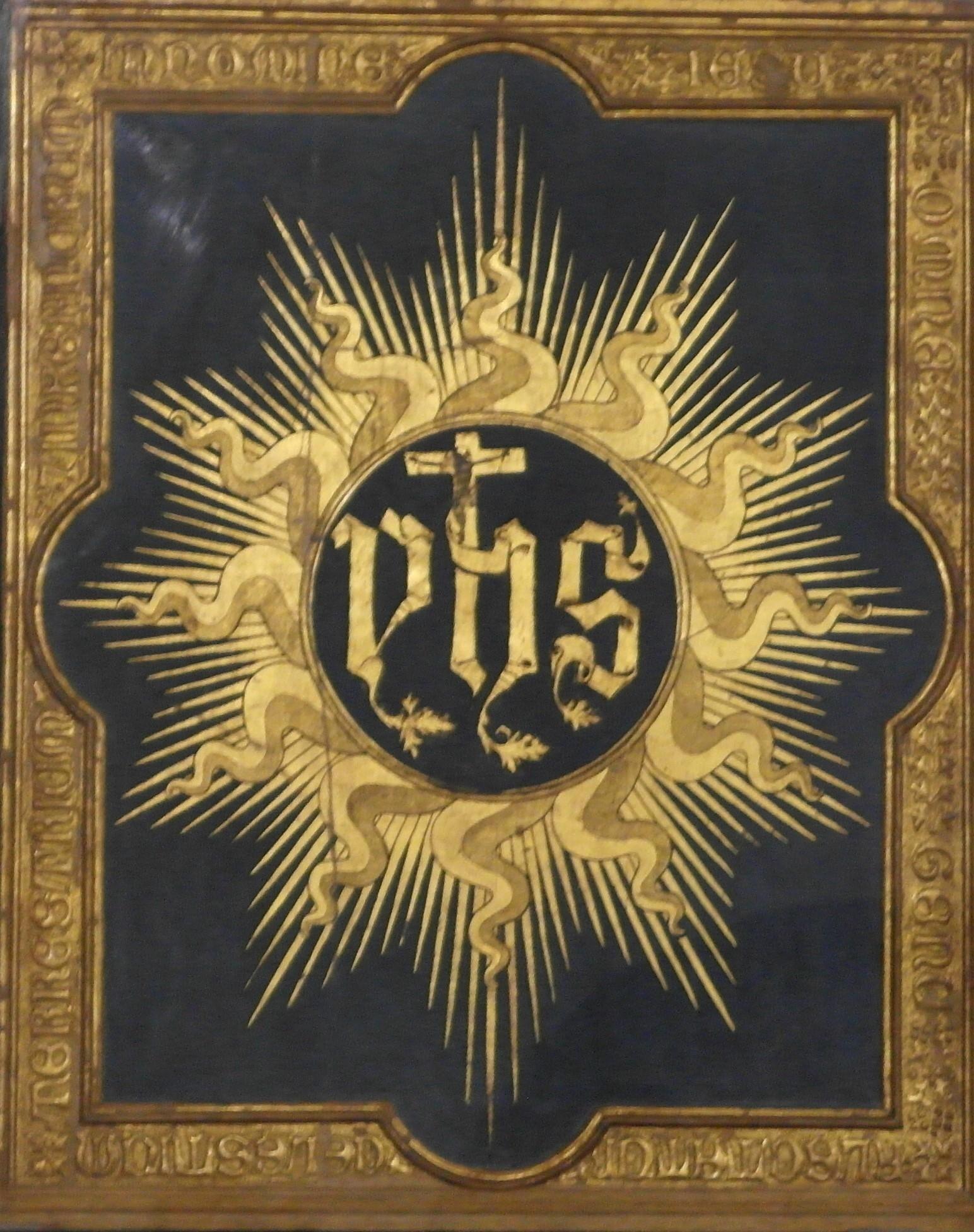 Trigramma col nome di Cristo 1420 grande