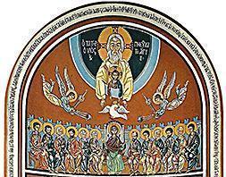 abside della cappella di San Benedetto nel Pontificio Collegio Greco di Roma