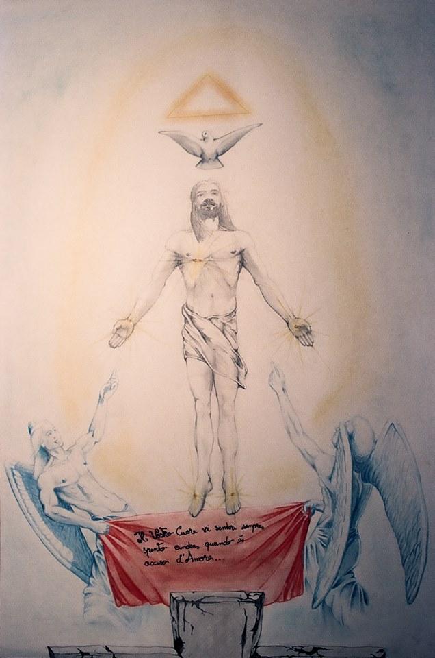 cristo-universe ascensione tra gli angeli