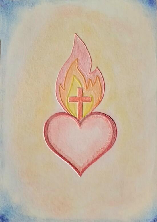 sacro cuore matita