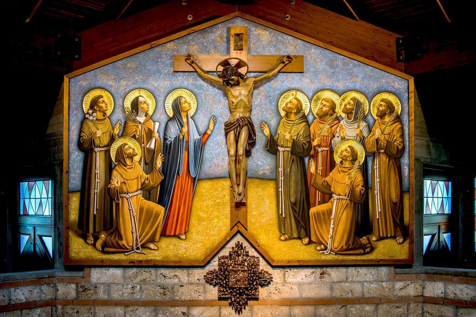 san Francesco e Santa Chiara Crocefisso