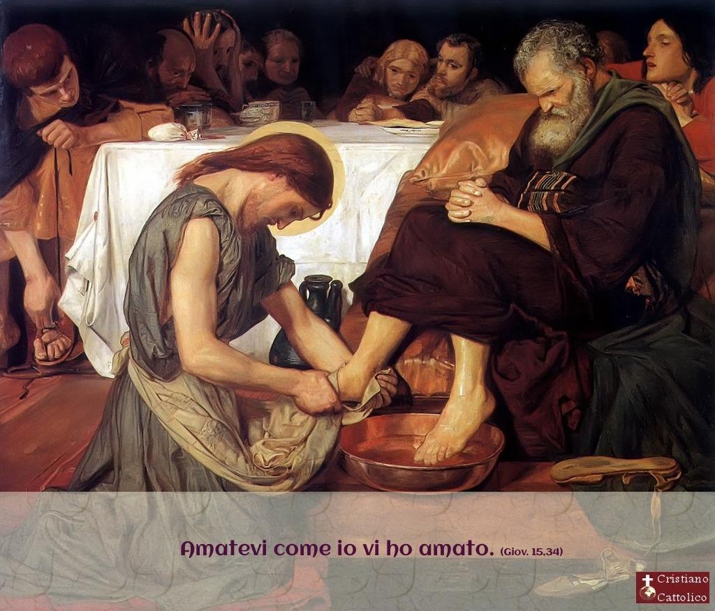 lavanda dei piedi dipinto cc